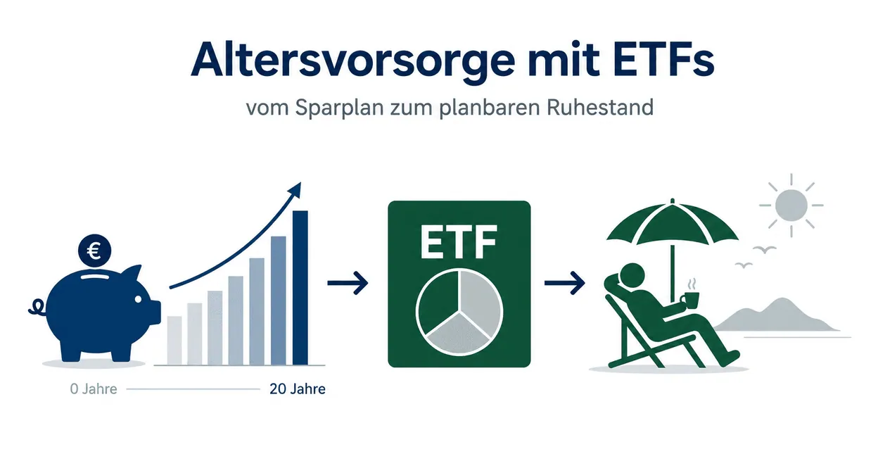 Altersvorsorge mit ETFs Titelbild