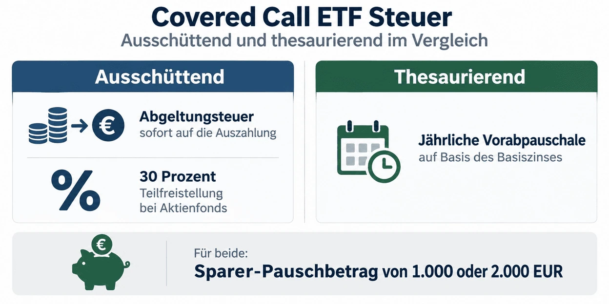 Covered Call ETF Steuer