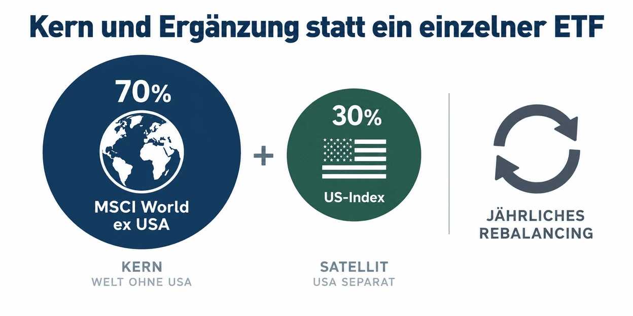 MSCI World ex USA Kern und Ergänzung