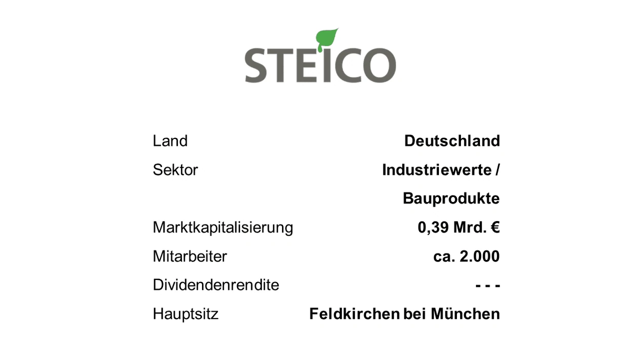 Steico Unternehmensübersicht