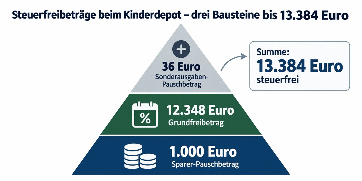 Steuerfreibeträge beim Kinderdepot