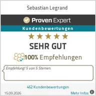 ProvenExpert Kundenbewertungen