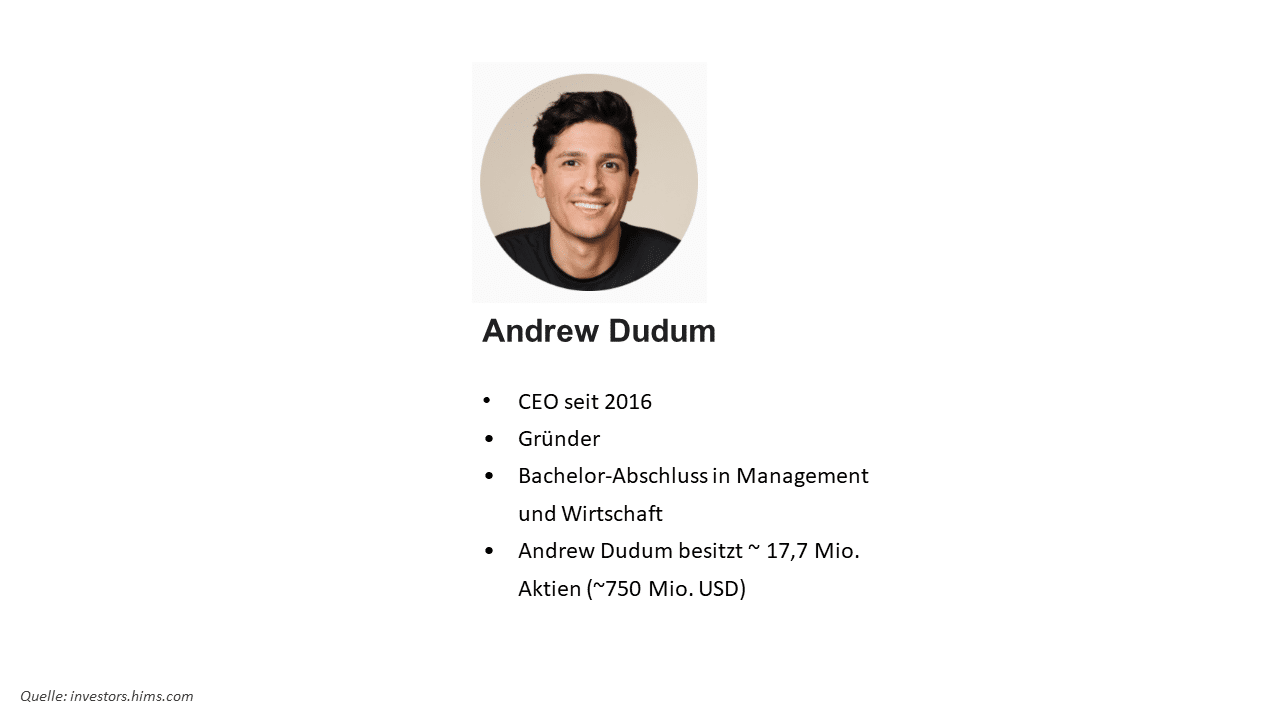 Hims and Hers Aktie CEO