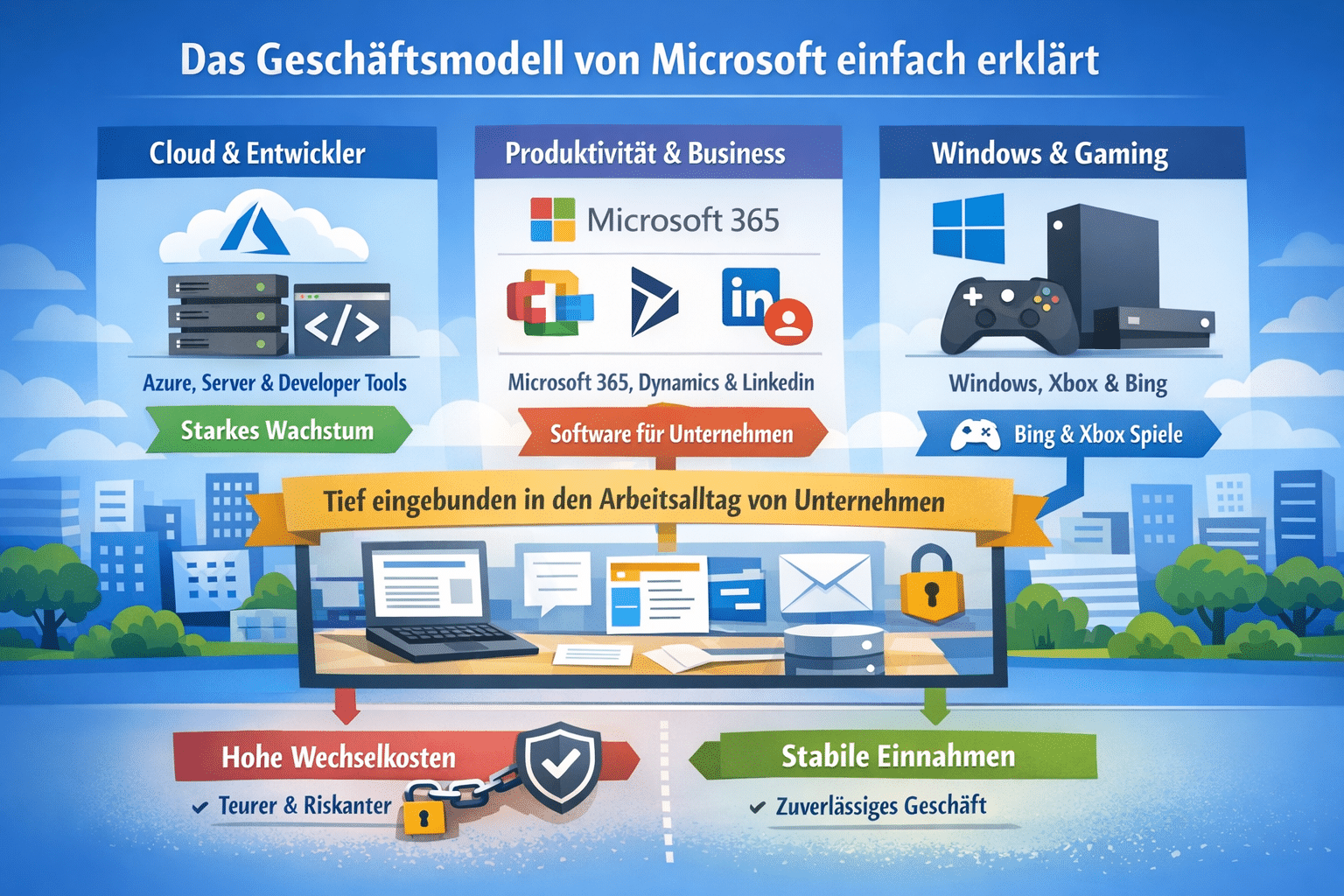 Microsoft Aktienanalyse Geschäftsmodell