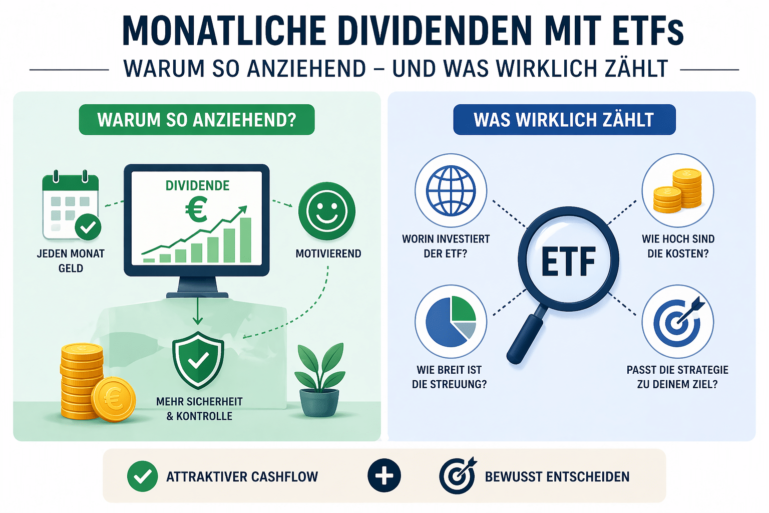 Monatliche Dividenden Motivation