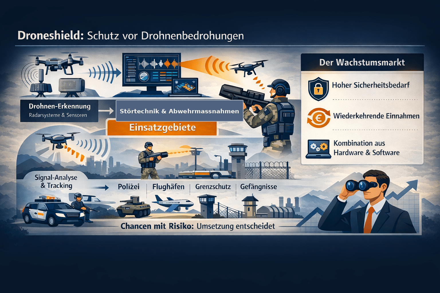 Droneshield Geschäftsmodell