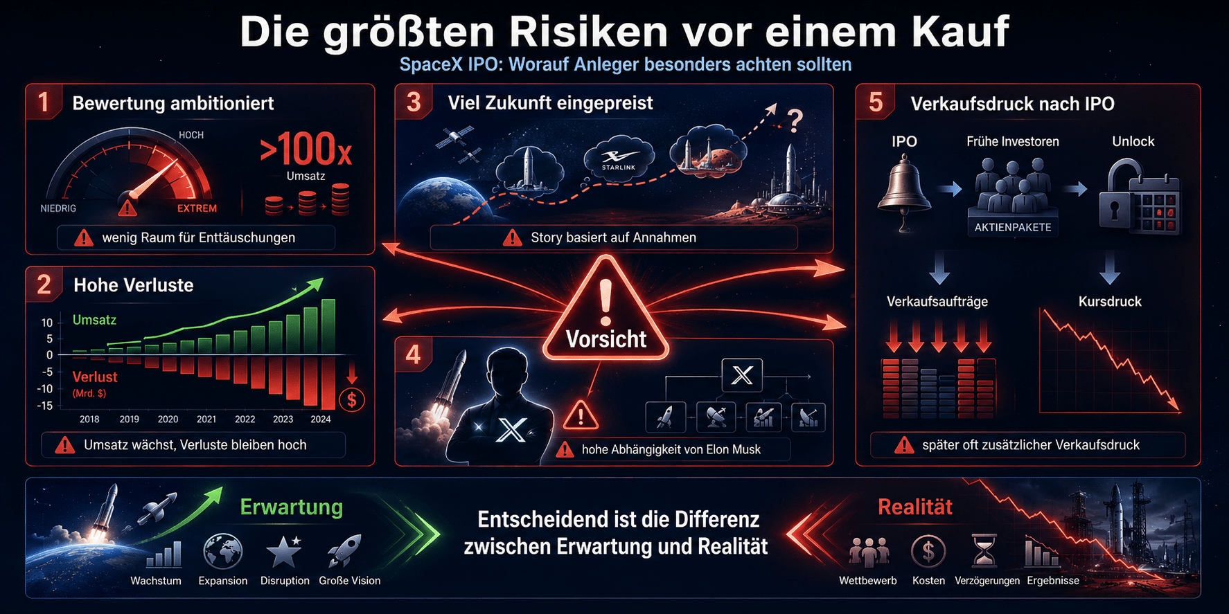 SpaceX Risiken