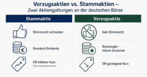 Vorzugsaktien vs. Stammaktien