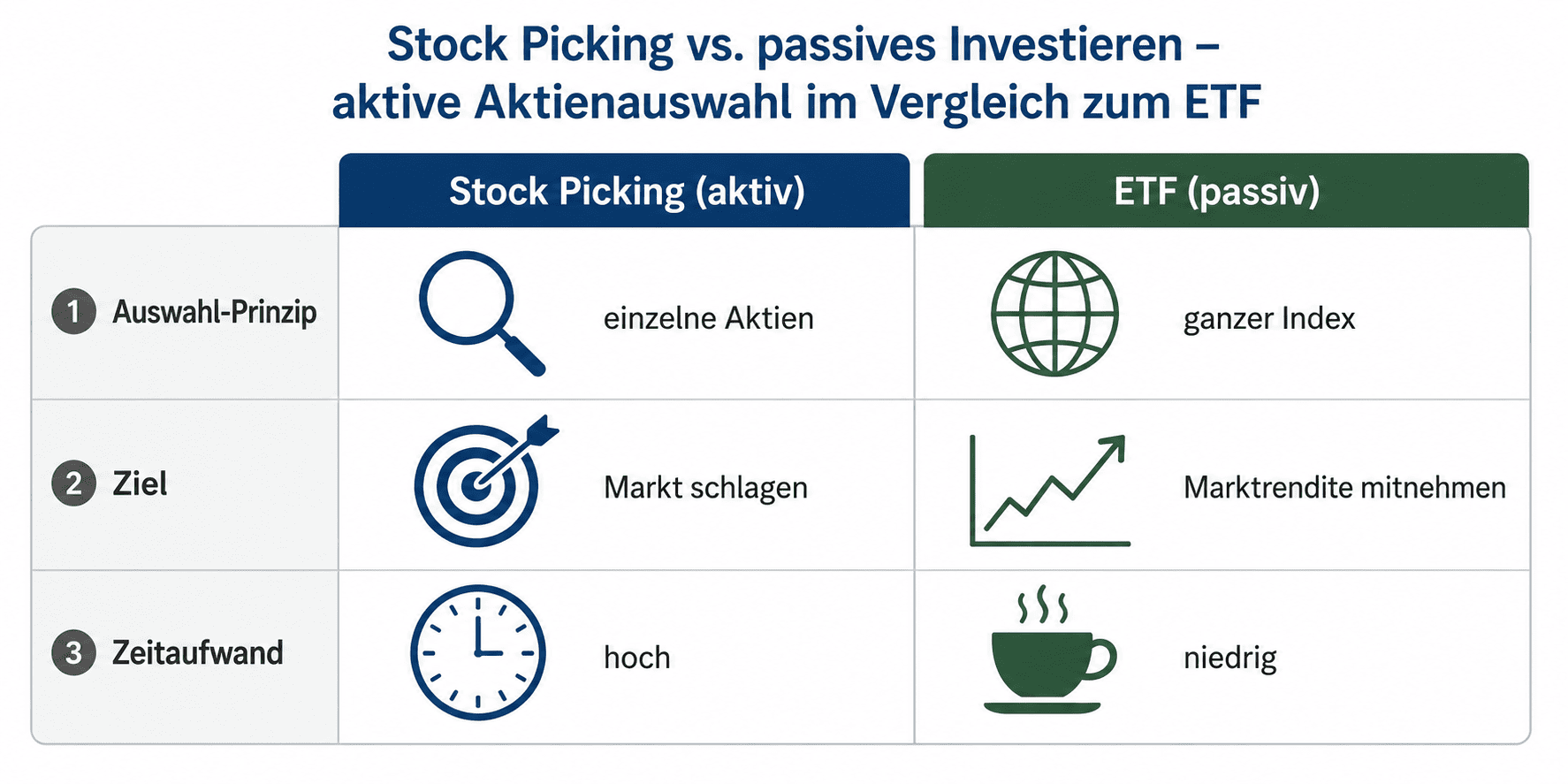 Stock Picking vs. passives Investieren