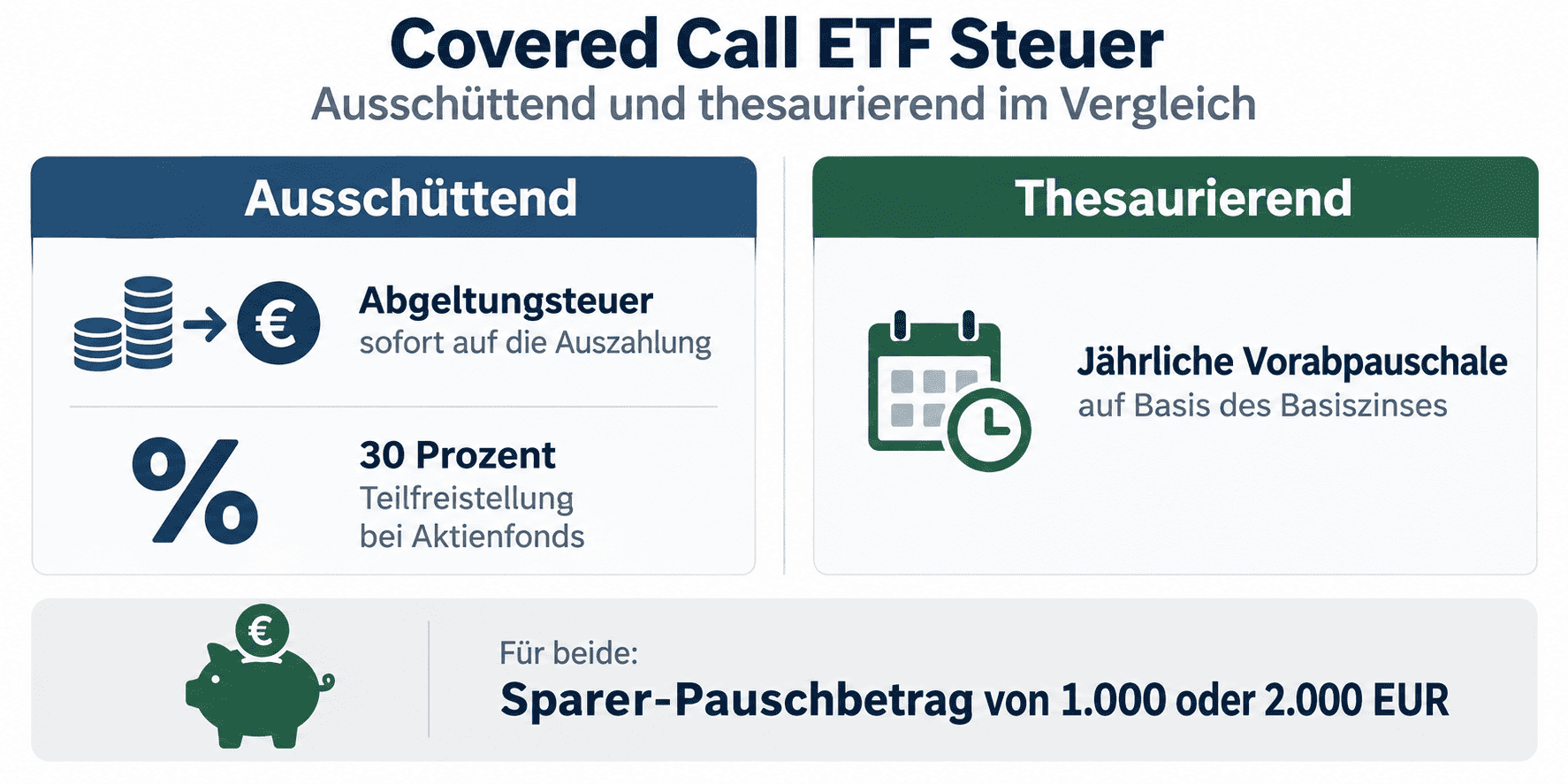 Covered Call ETF Steuer
